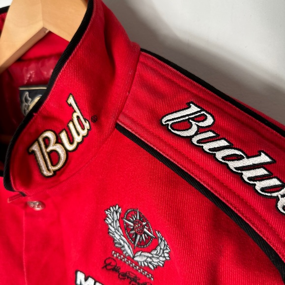 Vintage Budweiser Racing Nascar Jacket Chase Authentics Dale Earnhardt Size XL - Picture 11 of 15